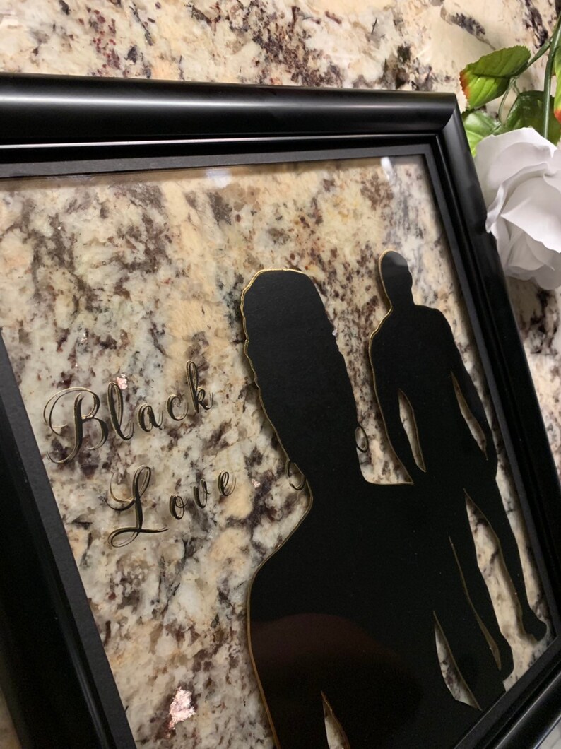 One of a Kind Black Love Wall Art Wall Art African American Etsy