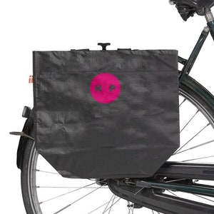 Fahrradtasche Logo Personalisiert - Viele Farbkombis - Unisex Einkaufstasche Radfahrer - Individuelle Gepäcktasche Fahrrad Rad - 45spaces