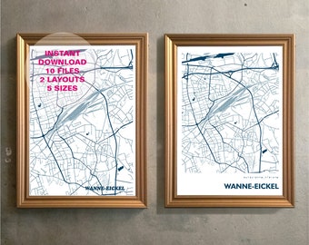 Wanne Eickel Poster Etsy