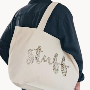 Shopper Animal Print - Individuelle XL Statement Tasche - Große Canvatasche Leo Leoprint - Umhängetasche Badetasche Strandtasche Sommer