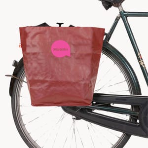 Fahrradtasche mit Botschaft - Personalisiert - Leichte Einkaufstasche Radfahrer - Coole Gepäcktasche Fahrrad Rad - MissesMueller