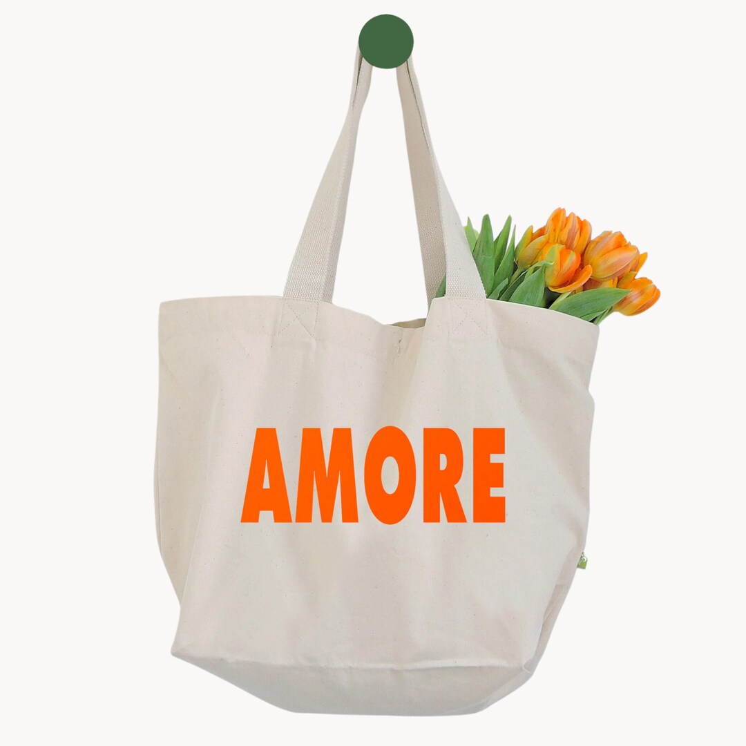 Beach Bag XXL Amore Love Neon Beach Bag Personalized Extra
