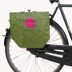 Fahrradtasche mit Botschaft - Personalisiert - Unisex Einkaufstasche Radfahrer - Coole Gepäcktasche Fahrrad Rad - Misses Müller