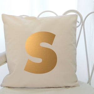 Geschenk - Glamour Kissen in Gold Silber Rosegold Personalisiert - Luxus Bling Hochzeitsgeschenk Einzugsgeschenk - MissesMueller