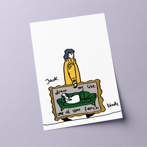 Poster *Draw me* Serie Plakat 1 - Comic Art Print Zuhause Küche Studenten WG - 100% Design Wanda-Ful Life - Gerahmt / Ungerahmt