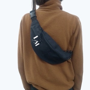 Personalisierte Hüfttasche Unisex - Bunte Farbwahl - Monogramm Fanny Pack Gürteltasche Party Hip Bag Waist-Bag - MissesMueller