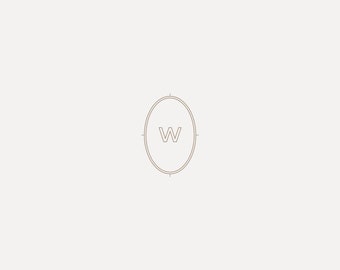 Oval Logo Design, Photography Logo, Semi-custom Branding, Minimal Logo, Business Logo, Premade Logo Design, Modern Logo, Brand Kit