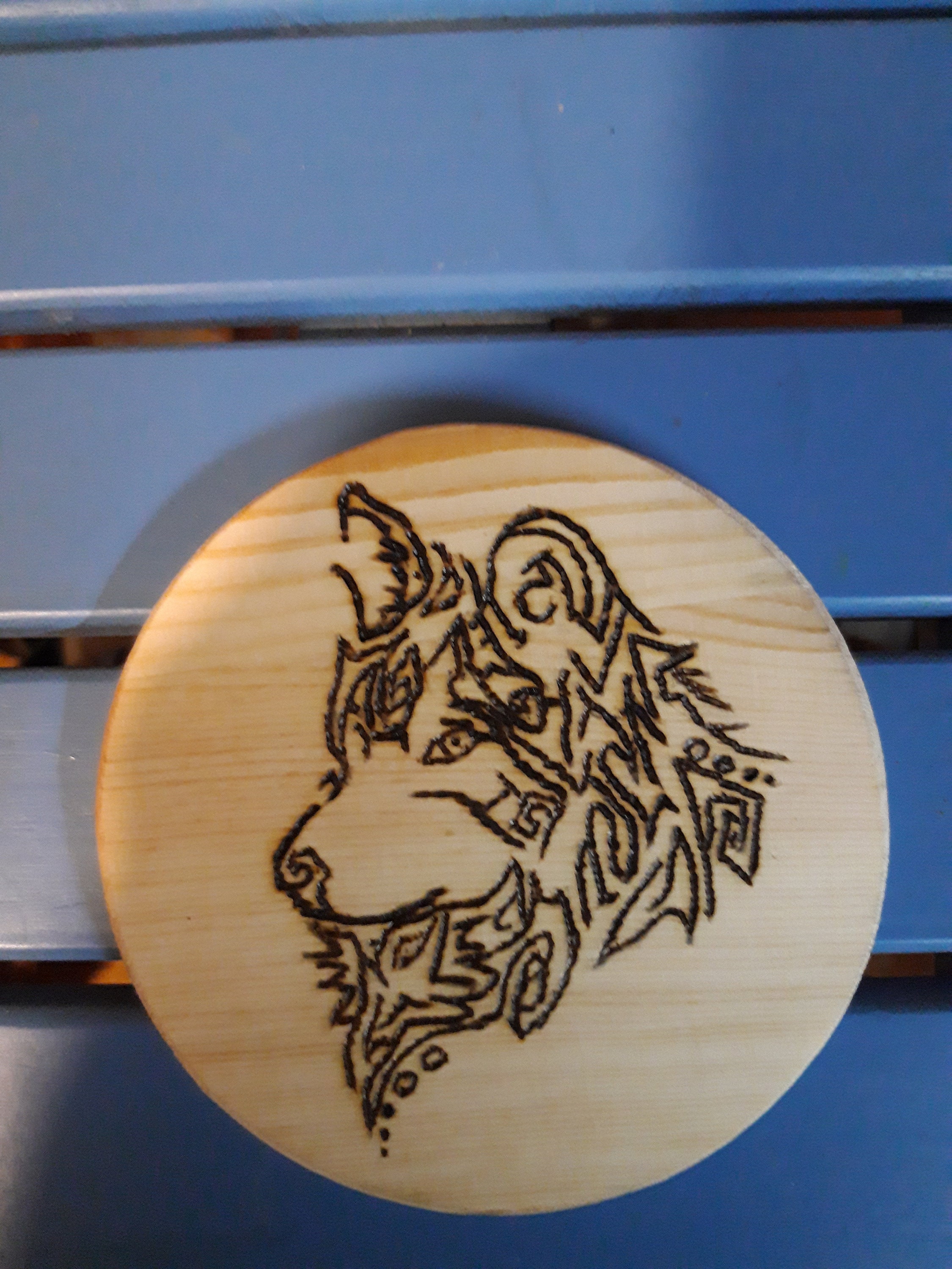 Service de Dessous Verre | Tête Loup.