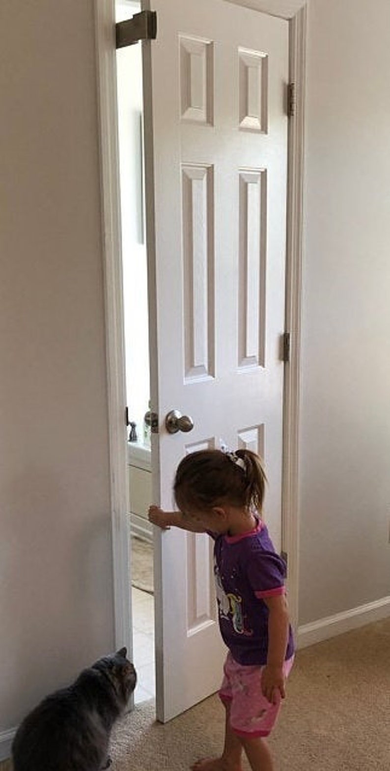 TheDoorLatch® Cat Door Latch Holds Door Open Cat Latch Etsy