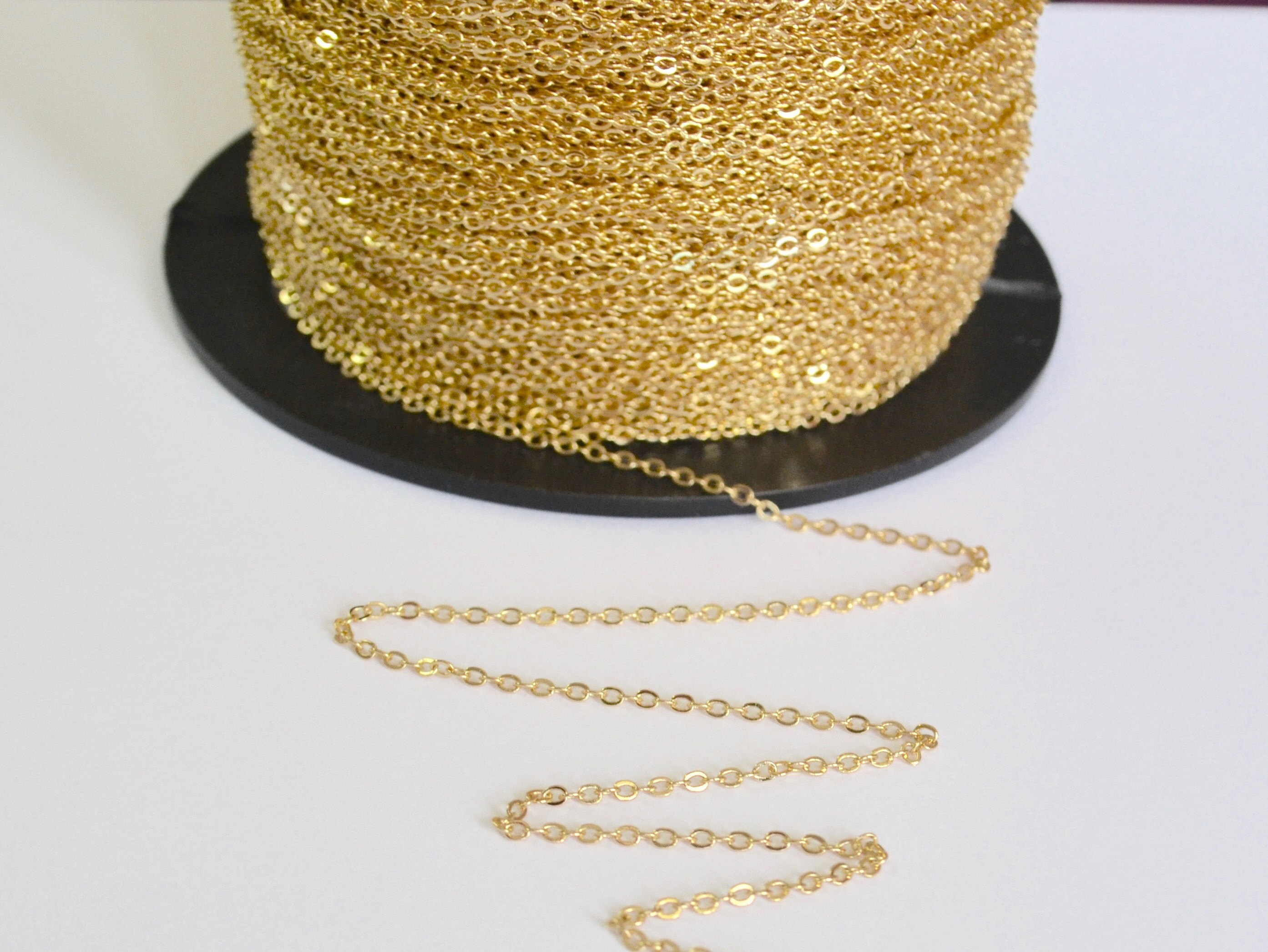 Gold Filled Chain Gold Filled Chain Bulk 14K Gold Chain Etsy