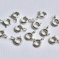 Sterling Silver Spring Ring Clasps - 6mm Jewelry Findings product logo