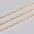 14k Gold Filled Paperclip Chain: 5x2mm, Jewelry Making Supply product logo