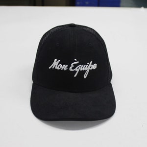 Black Mon Equipe Cap