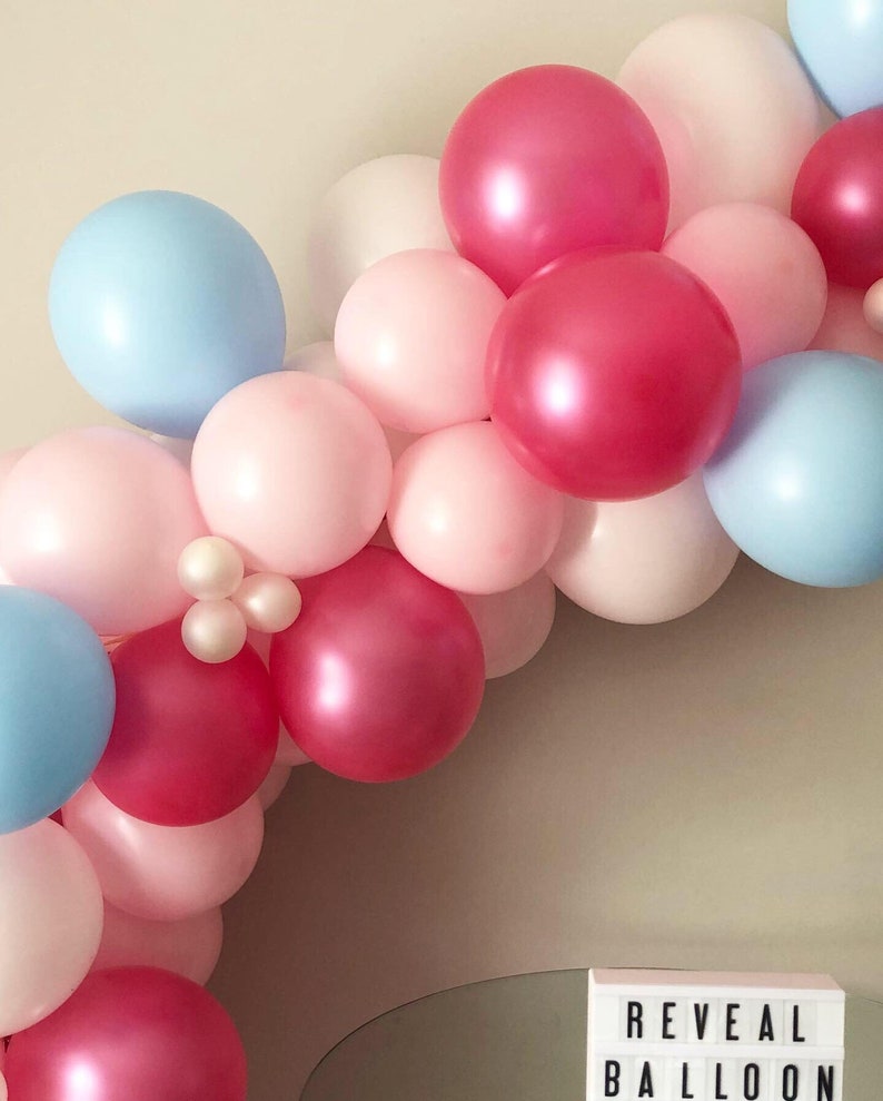 GENDER REVEAL Diy Balloon Garland Kit Etsy Hong Kong