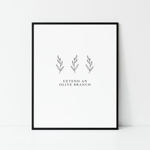 Olive Branch Print
