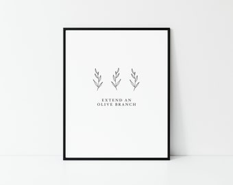 Olive Branch Print