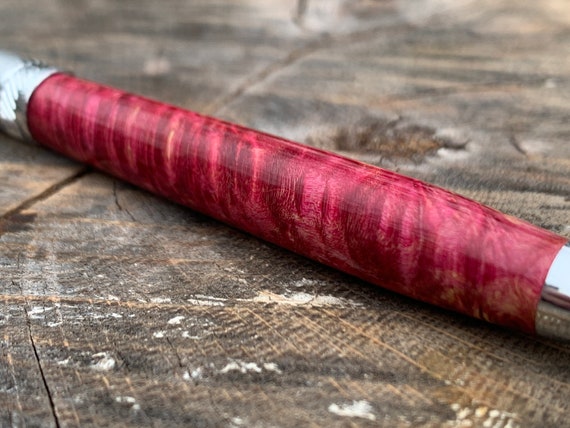 100% Handmade Wooden Ballpoint Slim Hemp Twist Pen 