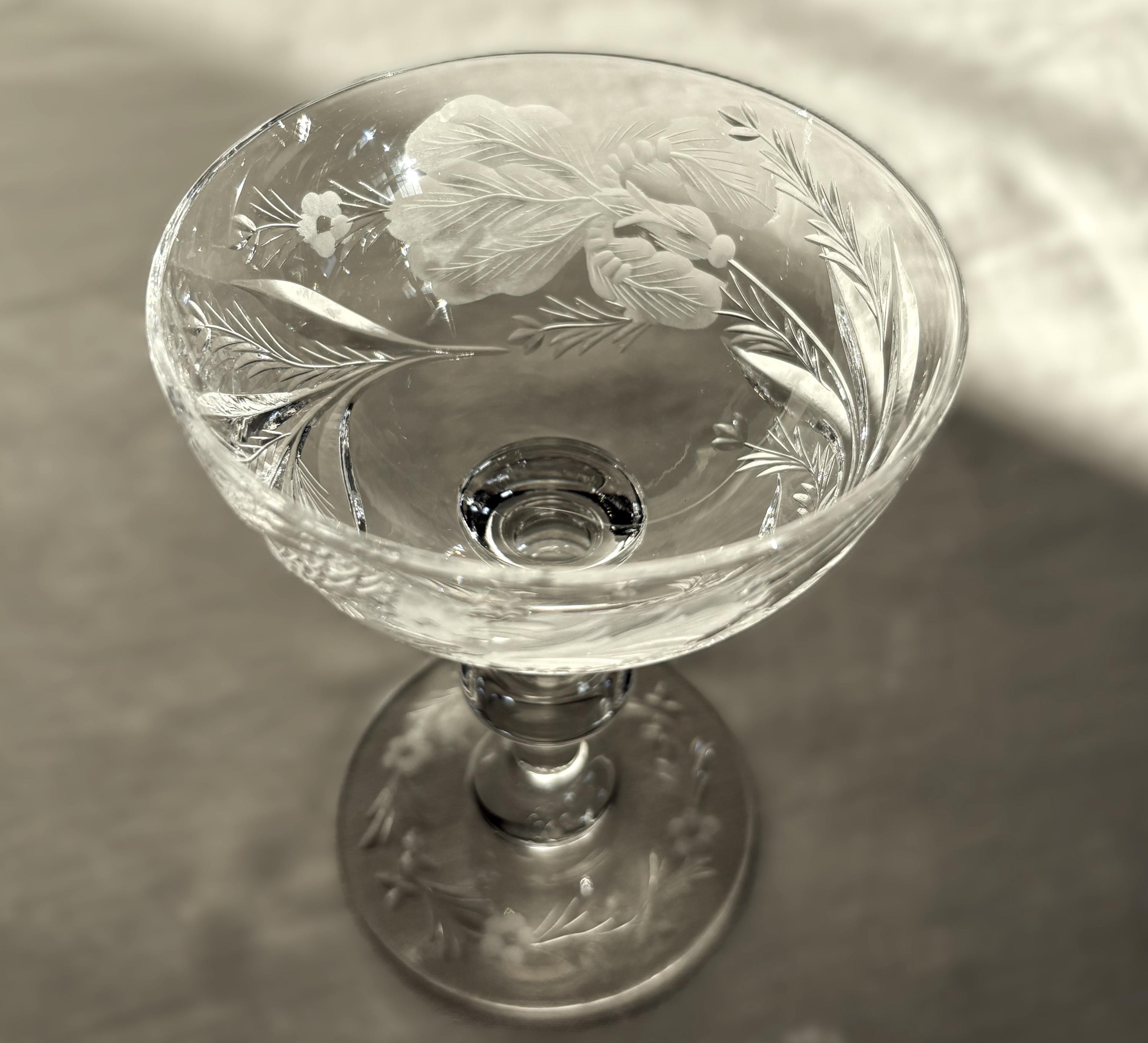 Antique coupe glass - Etsy 日本