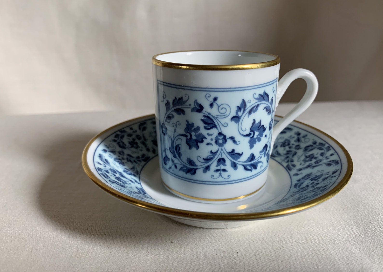 Richard Ginori Vintage demitasse/espresso cup and saucer. Etsy