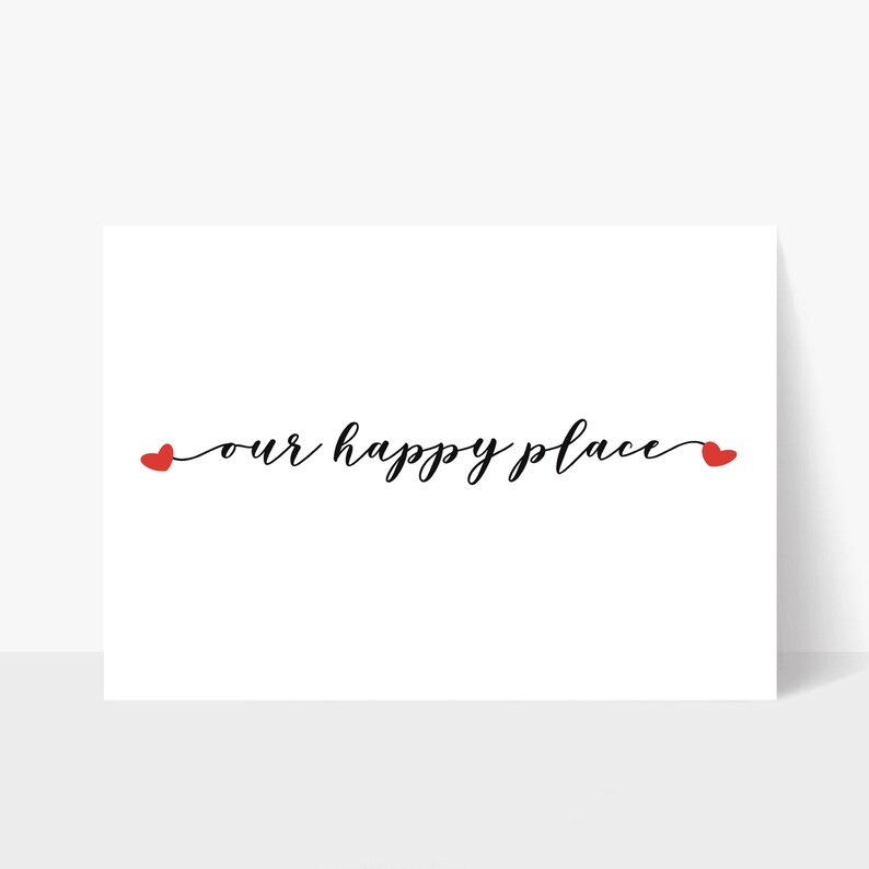 Wall Art Print Giclee Print A5 Print Living Room Print Our Happy Place Print A4 Print A3 Print Prints Art Collectibles Issho Ueno Com