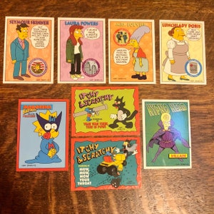 Vintage 1994 Simpsons Trading Cards: Skybox Series 2 Set