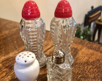 Vintage Mixed Salt and Pepper Shakers: Retro Kitchen Decor