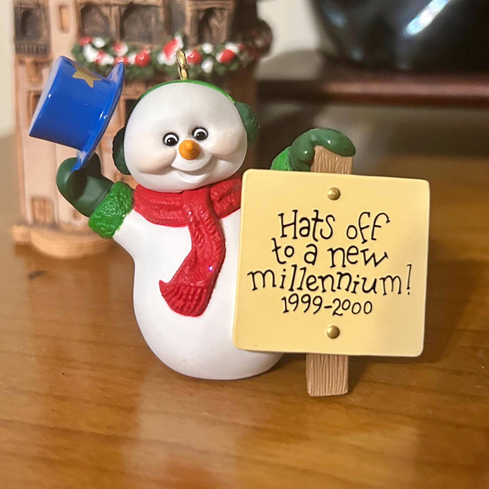 Hallmark　オーナメント Vintage Hallmark Millennium Snowman Ornament: 1999 Keepsake Tree