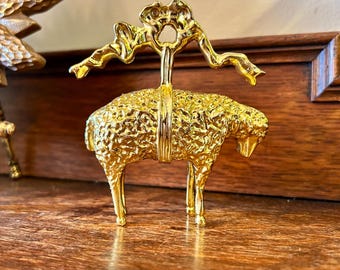 Brooks Brothers Golden Fleece Logo Christmas Ornament: Vintage Holiday Decor Tree Trimming