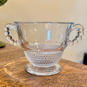 Duncan and Miller Teardrop Open Sugar Bowl Vintage 1950s Wedding Anniversary Gift