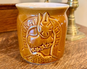 Vintage Molokai Mule Tiki Mug: Sheraton Honolulu, Daga Barware