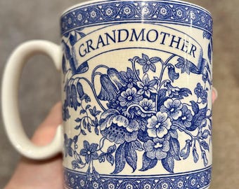 Spode Blue Room Cup: Grandmother, England, Collectible Dish