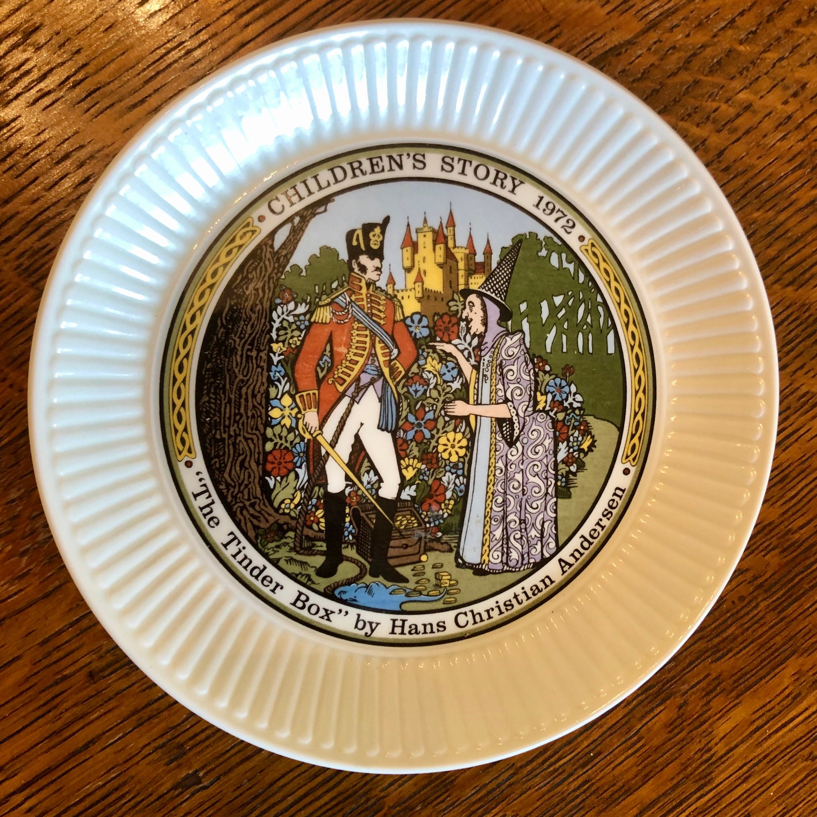 Stry Plate Vintage Wedgwood Children's Story Plates: Sandman & Tinder Box, 1970s ...