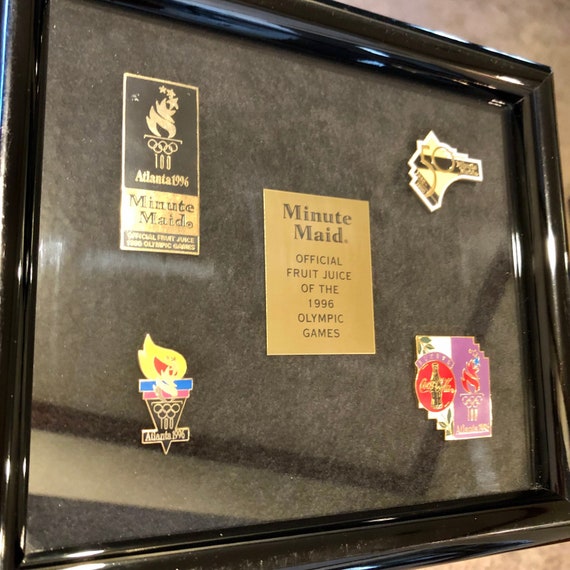 Épinglette Coca-Cola, Jeux Olympiques d'Atlanta de 1996, objet de collection en émail