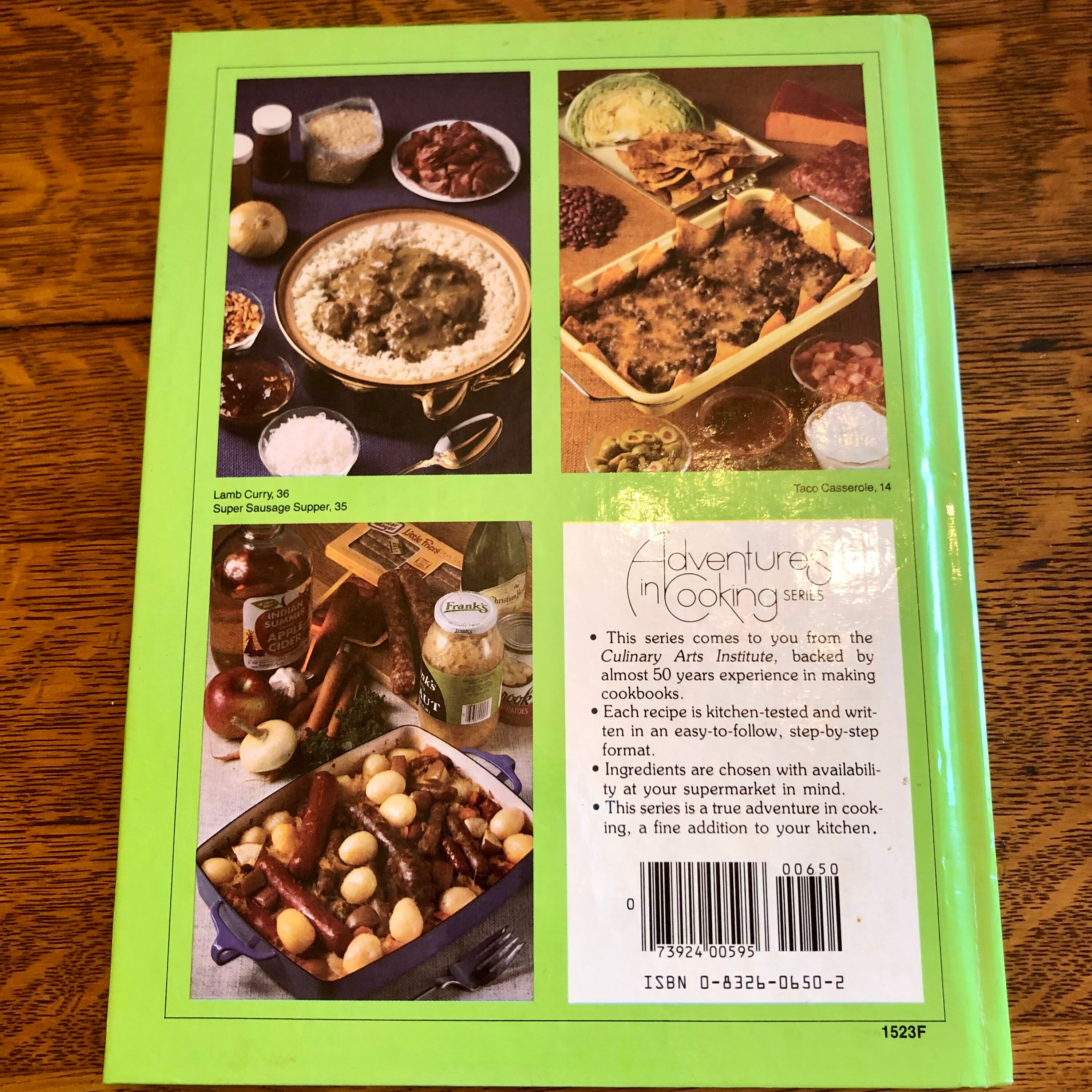 ★us✵vintage❃casserole  cookbook Vintage Casserole Cookbook Culinary Arts Institute 1980 Hardback