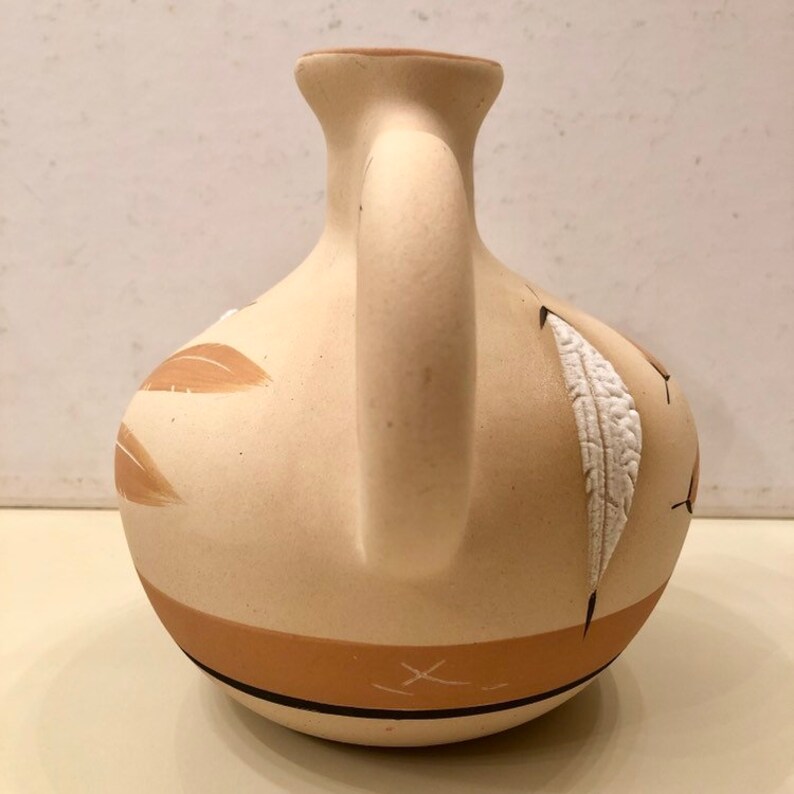Vintage Water Jug by Buck Skin 1986 Southwestern Decor Desert Pueblo Pottery