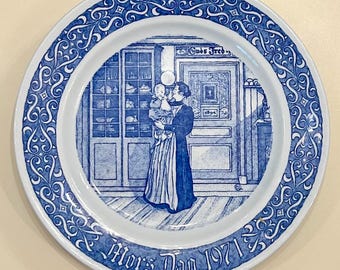 Rorstrand Collector Plate: Mother's Day Plate Carl Larsson 1971