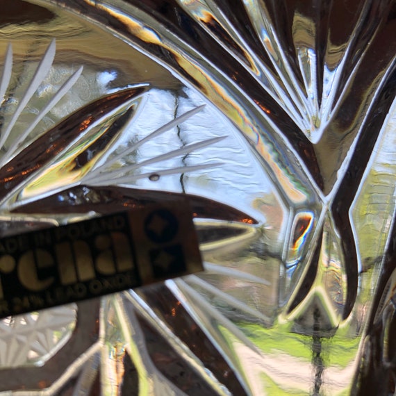 Vintage Irena Poland Crystal Divided Dish, 24% Lead Crystal - Etsy