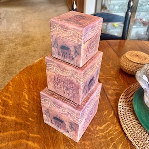Vintage Stackable Bobs Boxes - Etsy