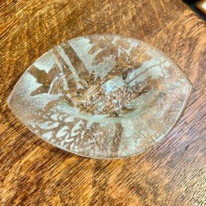 Edwin Walter Art Glass Signed Mid Century Master Craftsmantable Accent ...