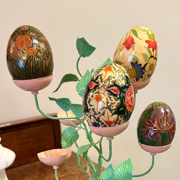 Paper Mache Eggs Etsy
