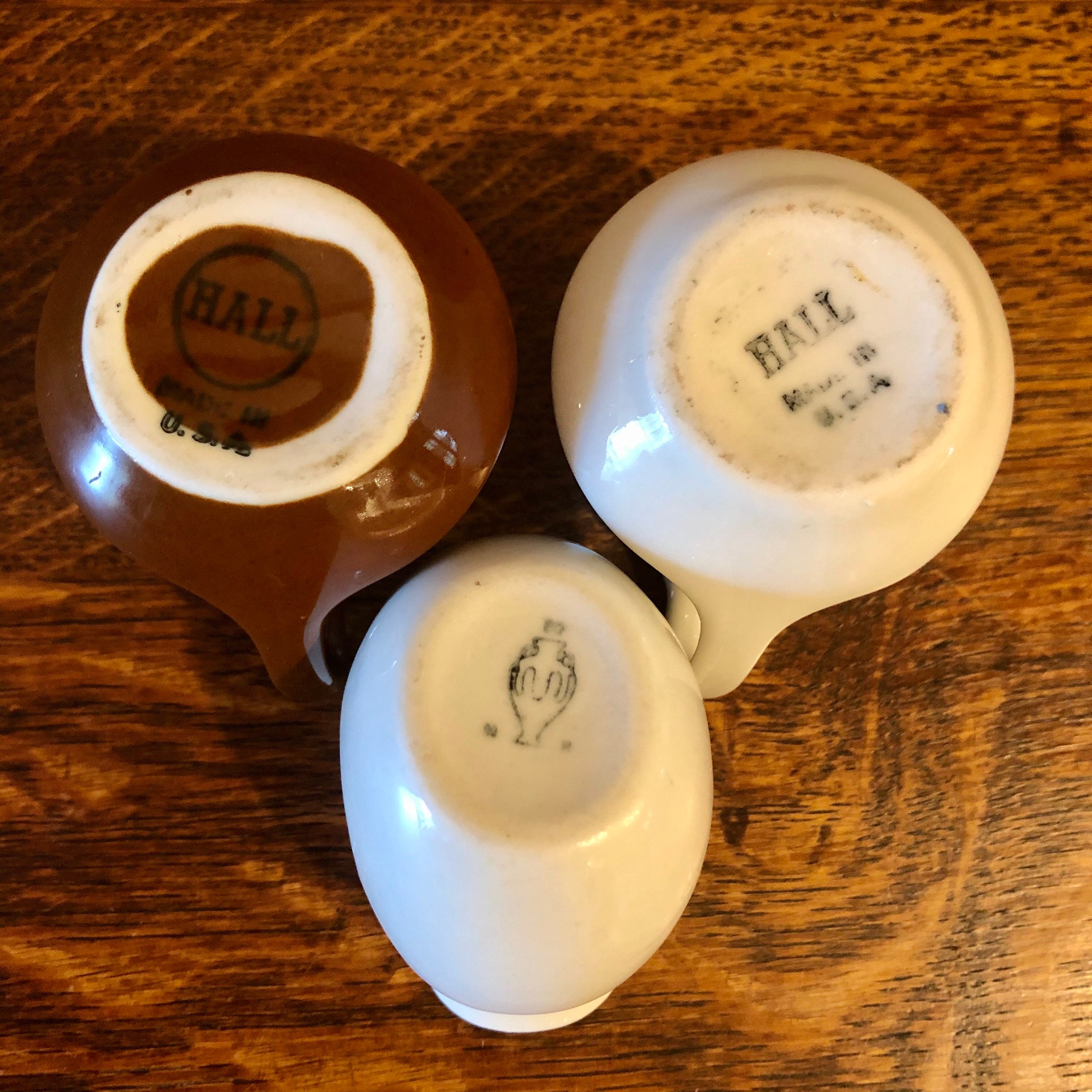 Mini Creamer Pitchers Restaurant Ware Three Individual Serving Etsy