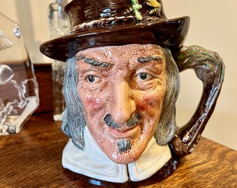 Vintage Royal Doulton Izaak Walton Character Jug: The Compleat Angler, 1953