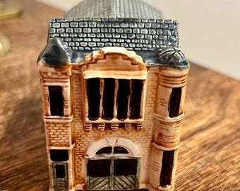 Vintage Keller Charles Ceramic Figurine Miniature Building Mini England British Collectible Curio Cabinet