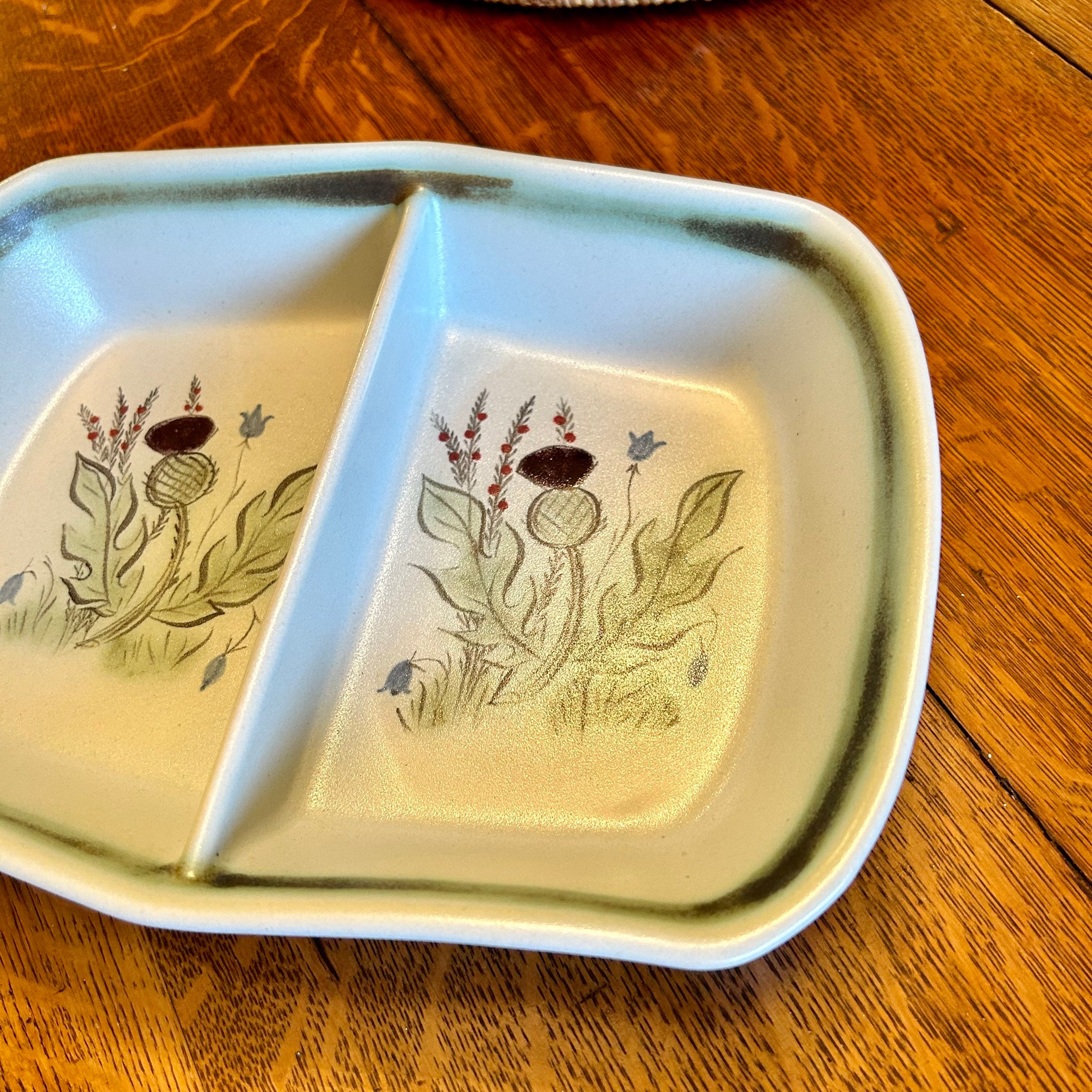 Vintage Buchan Pottery Thistle Baking Dish: Scottish Stoneware