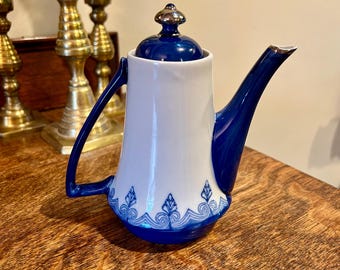 Bombay Company Blue and White Small Teapot Vintage
