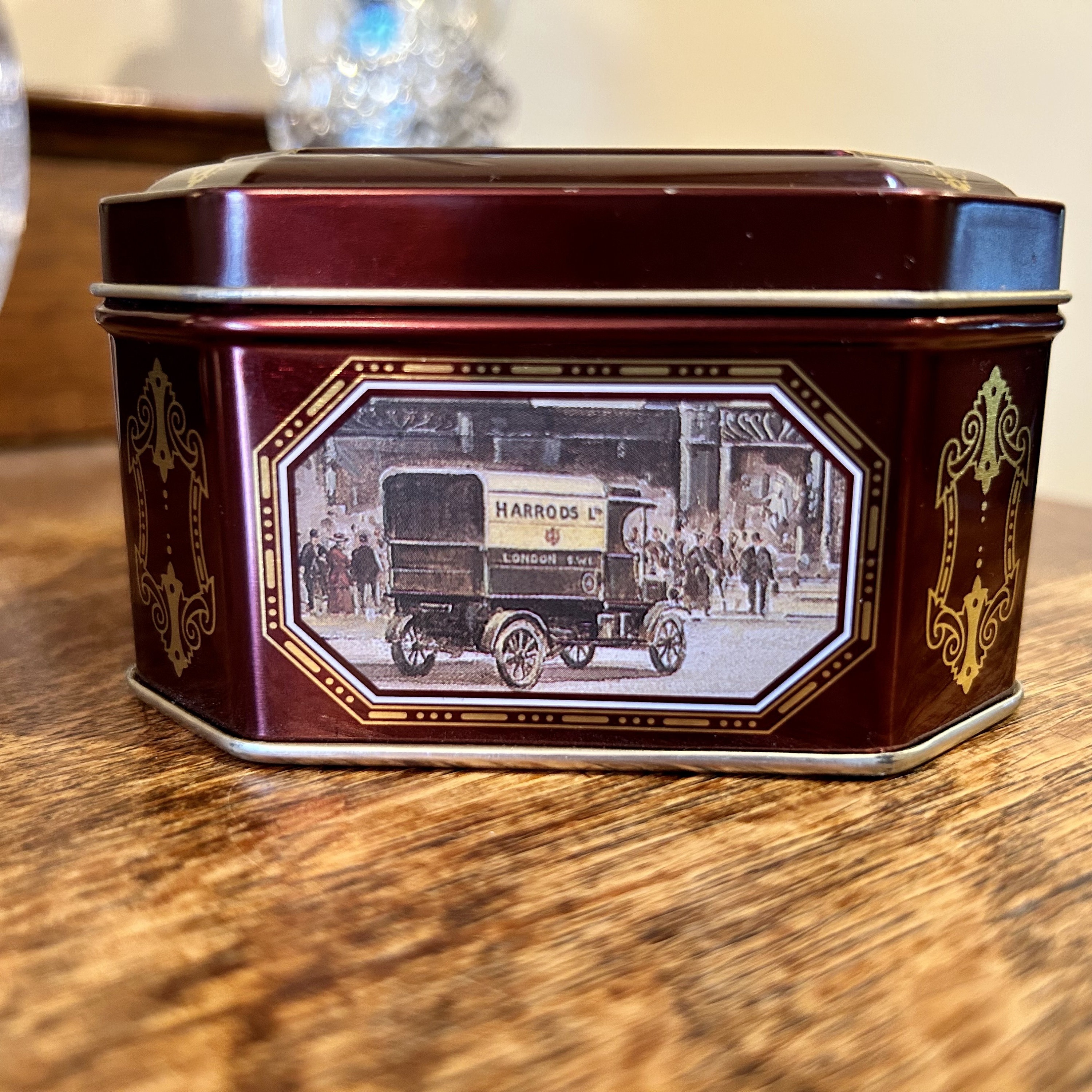 Vintage Harrods English Toffee Tin: Small Lidded Keepsake Box - Etsy