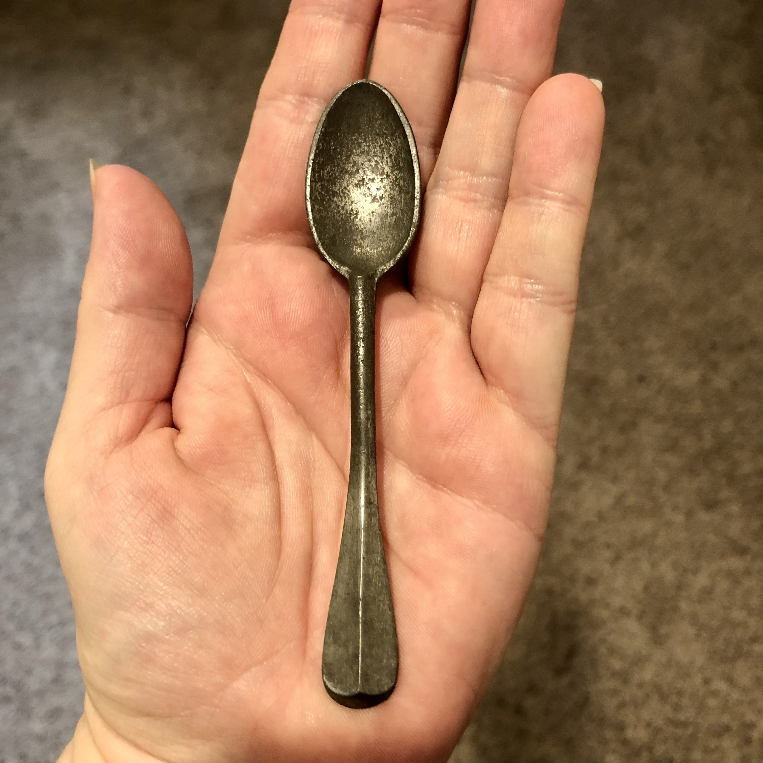 Stieff Pewter Spoon Old Sturbridge Village Vintage Reproduction