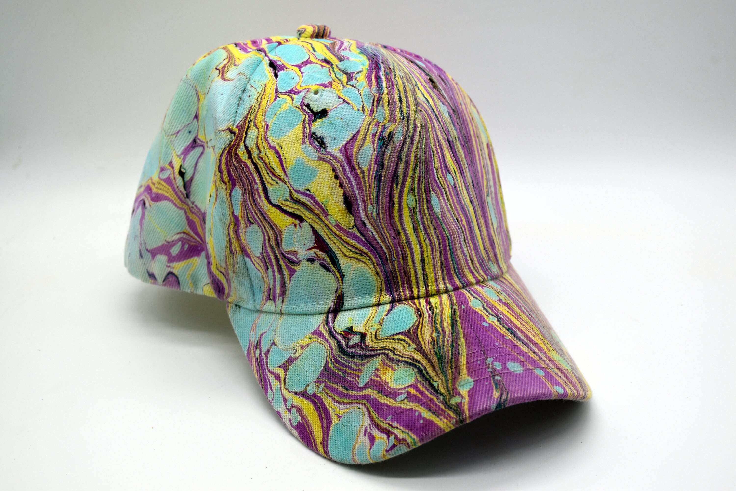 Marbled Baseball hat Etsy