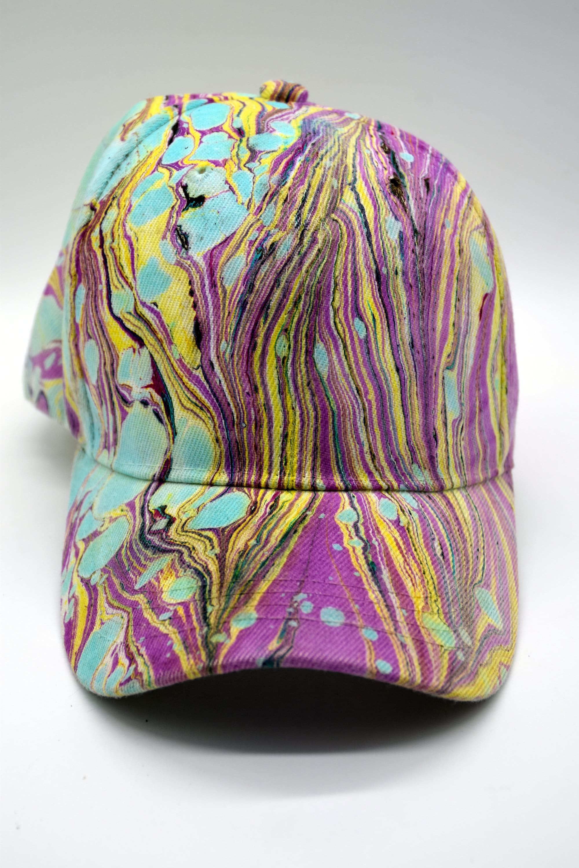 Marbled Baseball hat Etsy