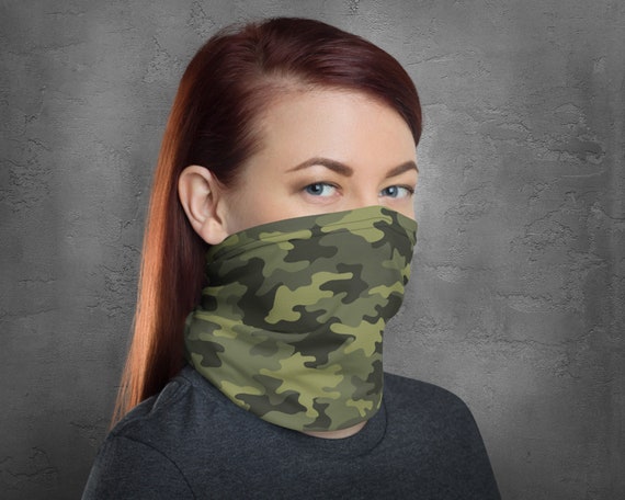 Multi cam Scarf Camouflage Thin Neck Gaiter Face Mask Shield Sun Military Army 